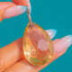 Antique Silver Citrine Briolette Pendant, 60.00ct