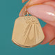 Geometric Art Deco 9ct Gold Locket