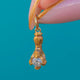 Antique 18ct Gold Old Mine Cut Diamond Eagle Claw Charm