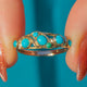 Georgian 18ct Gold Turquoise Ring