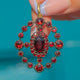 Antique Victorian Garnet Cluster Pendant 8.45ct