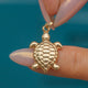 9ct Gold Turtle Charm