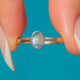 Dainty 9ct Gold Moonstone Stacking Ring