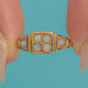 Victorian 18ct Gold Opal Diamond Ring