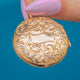 Antique 9ct Gold Engraved Round Double-Sided "Family" Locket