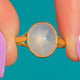 Ethereal Antique 18ct Gold Star Sapphire Ring, 4.50ct