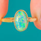 Antique 18ct Gold Opal Cabochon Ring- 1.63ct