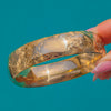Antique 12ct Gold Filled Engraved Floral Bangle