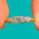 Antique 18ct Gold & Platinum Diamond Five-Stone Ring