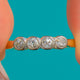 Antique 18ct Gold & Platinum Diamond Four Stone Ring, 0.32ct