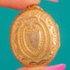 Victorian 15ct Gold Engraved Oval Locket
