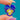 14ct Gold Antique Enamel Pansy Pendant