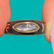 Victorian 9ct Gold Foiled Amethyst "In Memory Of" Ring c.1833