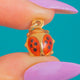 9ct Gold Red Enamel Ladybird / Ladybug Charm
