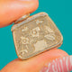 Georgian 9ct Gold Engraved Ladies' Purse Locket Pendant