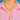 16" Arts and Crafts Hot Pink Guilloche Enamel Round Silver Necklace