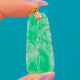 Aesthetic Antique 14ct Gold Carved Jade Pendant - 1920's