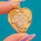 Antique SOLID GOLD 15ct Gold Swallow Heart Locket