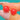 14ct Gold Red Coral Stud Earrings, Secure Screw-In Backs