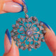 1.50ct Victorian Diamond Starburst Pendant