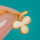 14ct Gold Clover Pendant
